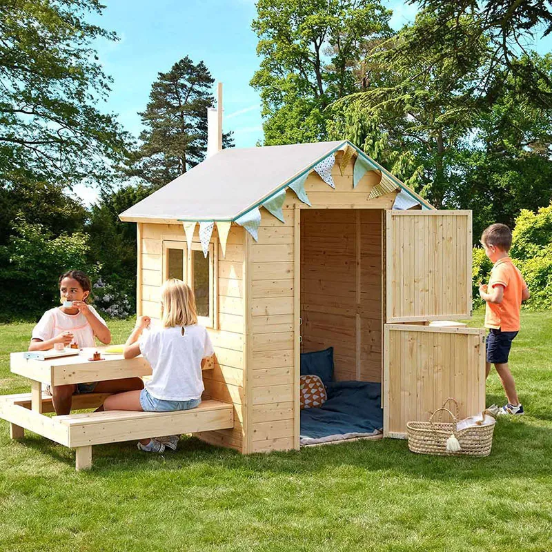 Maisonnette + table + mini cuisine Blanche - 36m+-1