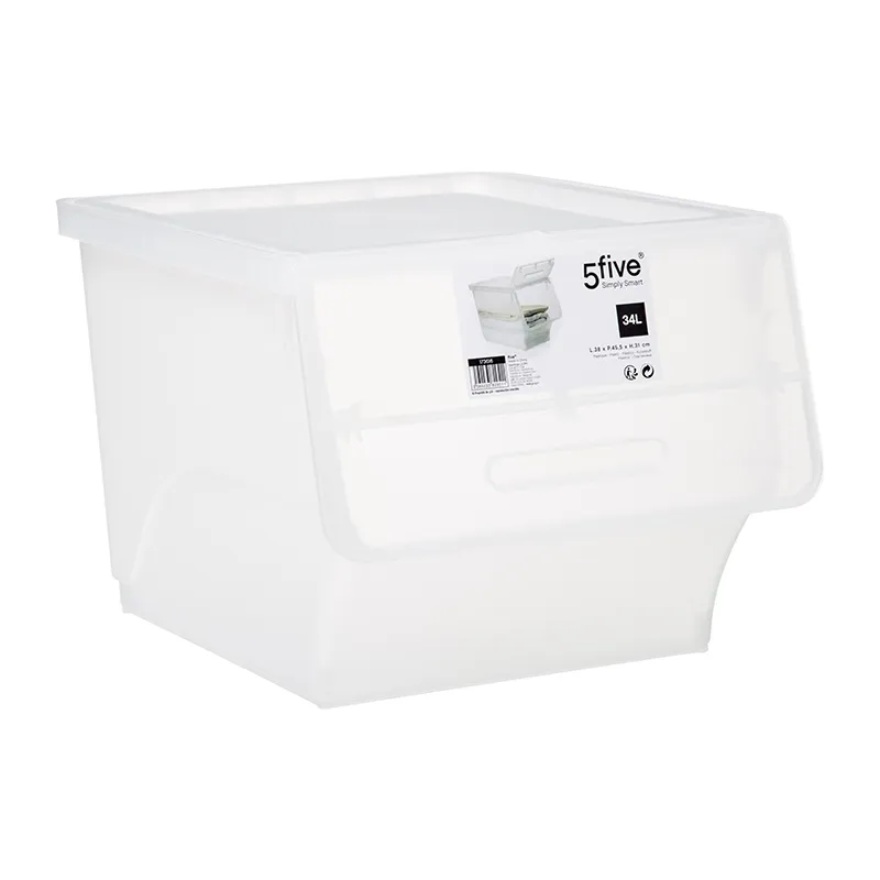 Boite plastique ouverture frontale 34L - 38x46x31cm-1
