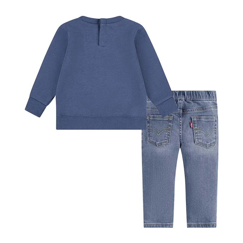 Ensemble 2 pcs Bébé Montain - Vintage Indigo-1