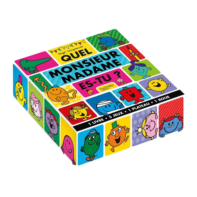 Coffret livre + jeux Quel Monsieur Madame es-tu ? - 5+-0