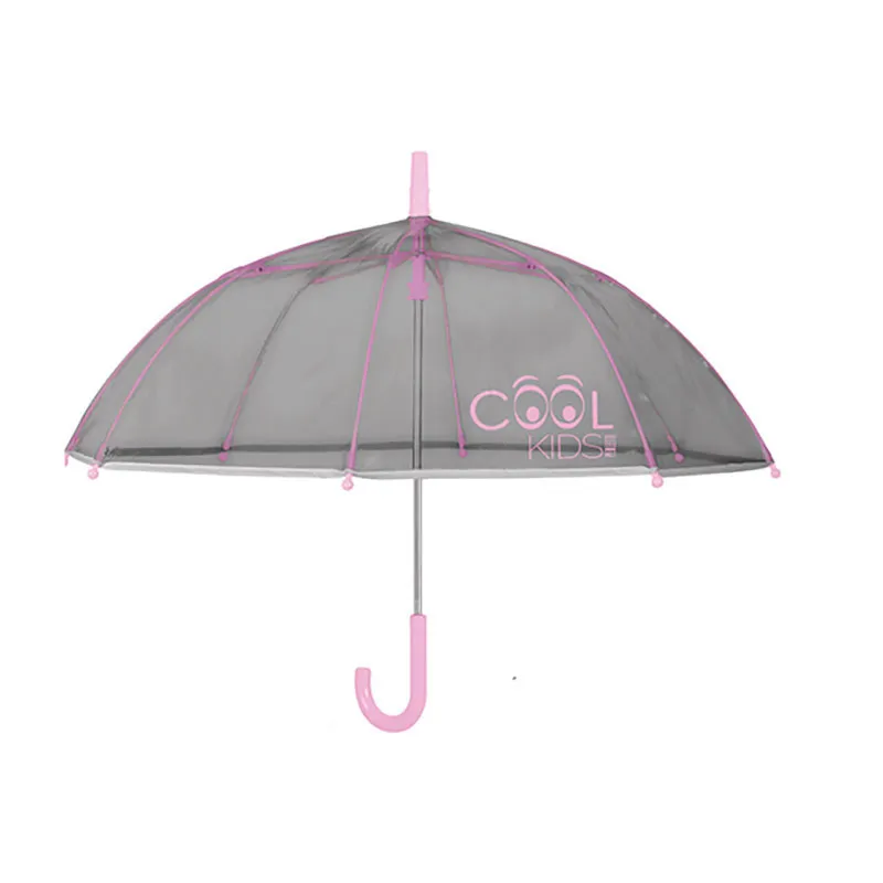 Parapluie cloche réfléchissant Perletti - Gris/Rose-1