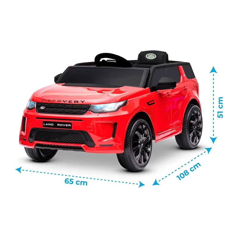 Voiture SUV électrique Land Rover Discovery Rouge - 36m+-2