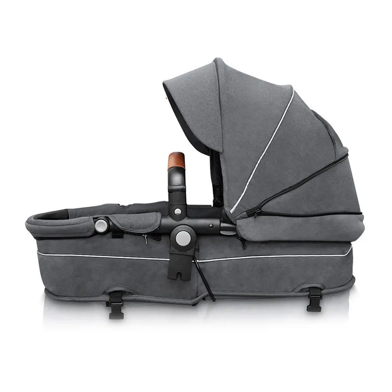 Trio Poussette transformable + Coque Gr.0+ Halime Air Gris/Silver - 0m+-5