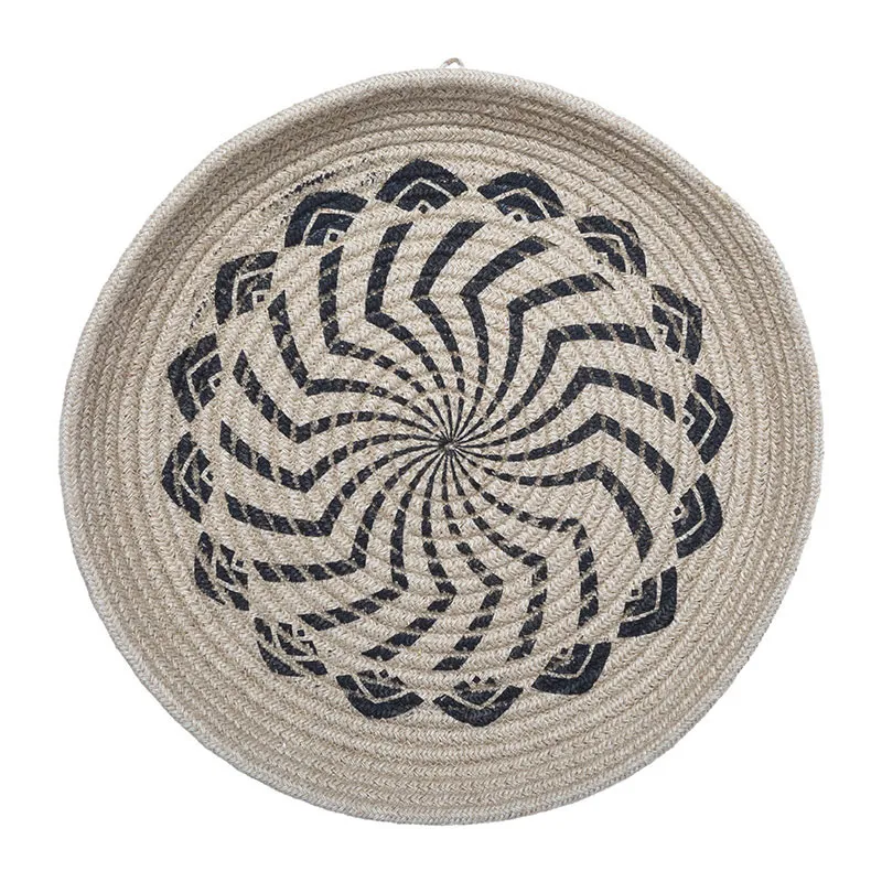 Décoration murale en jute - 2pcs-2