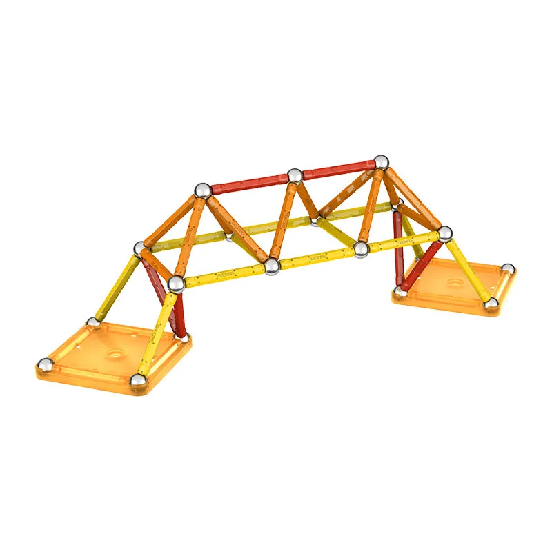 Jeu de construction magnét. Color 64pcs - 3+-3