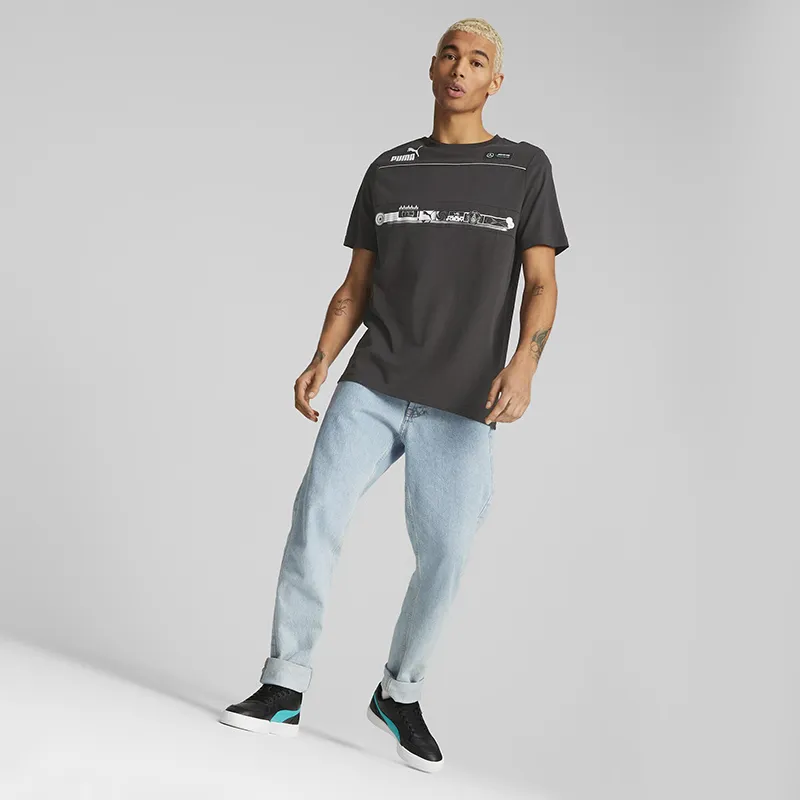 T-shirt Homme Mercedes AMG Petronas F1 Puma - Noir-5