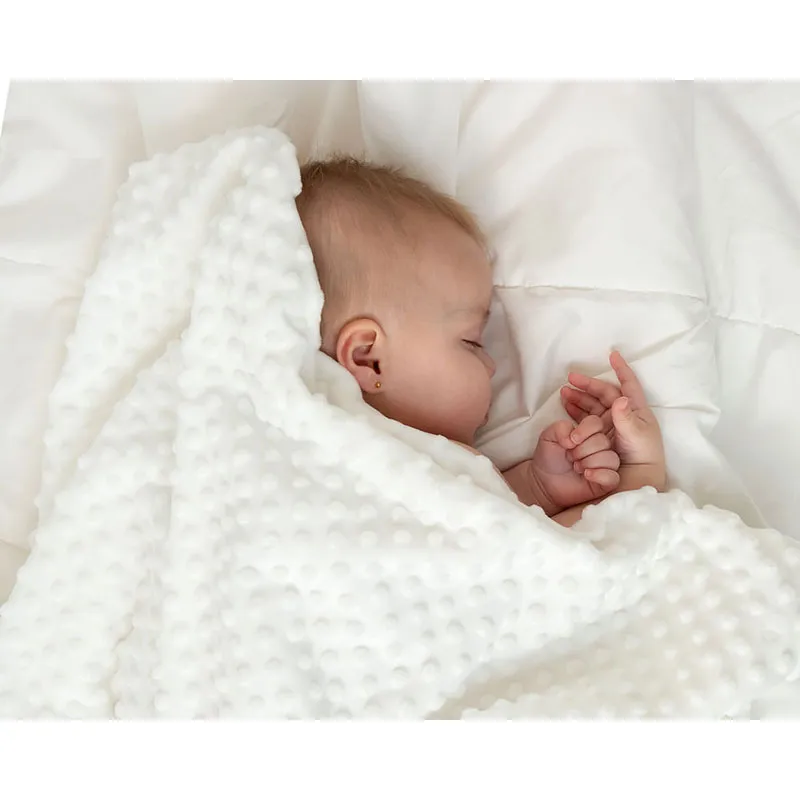 Couverture Bébé Blanc - 80x110cm-1