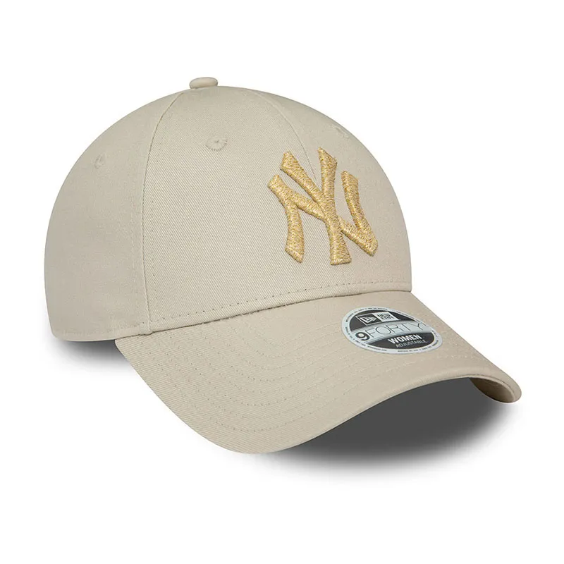 Casquette 9Forty Femme Metallic New York Yankees - Beige/Doré-2