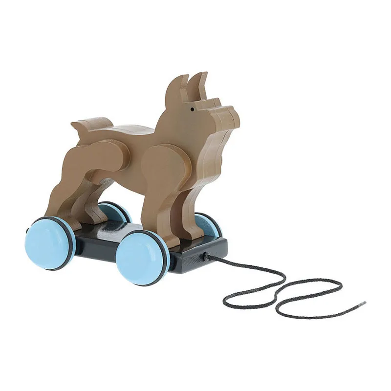 Jouet à tirer Chien Pompon - 18m+-0