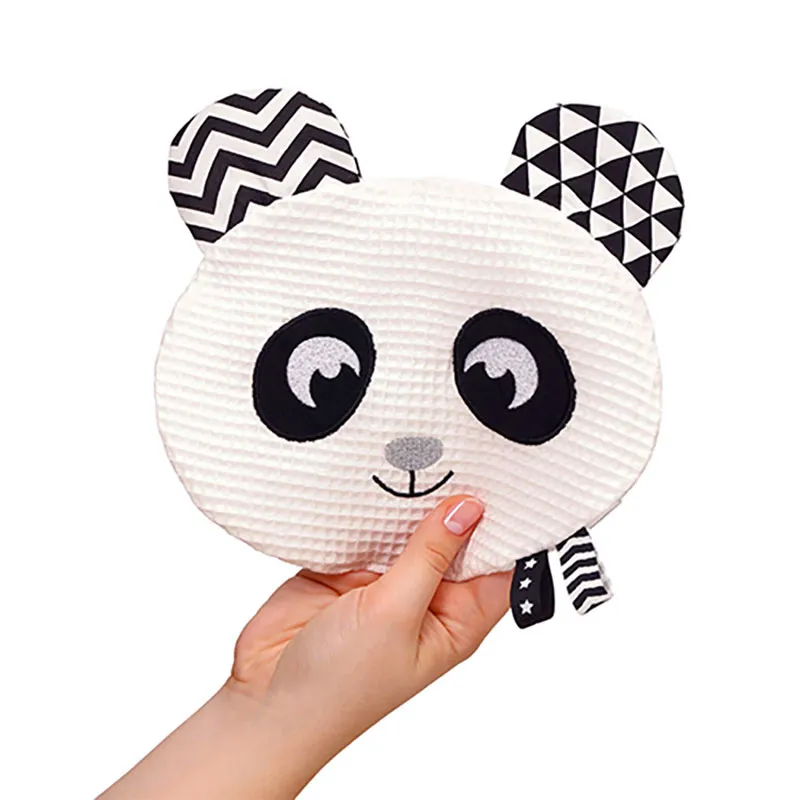 Peluche plate Happy Panda - 0m+-1