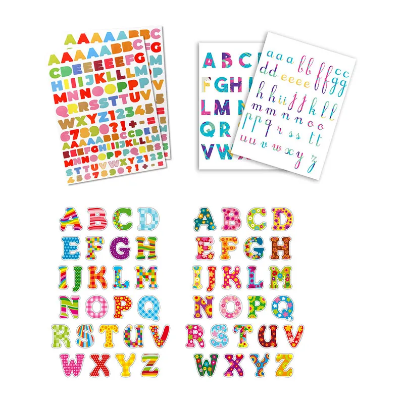 Gommettes Alphabet - 535pcs-0