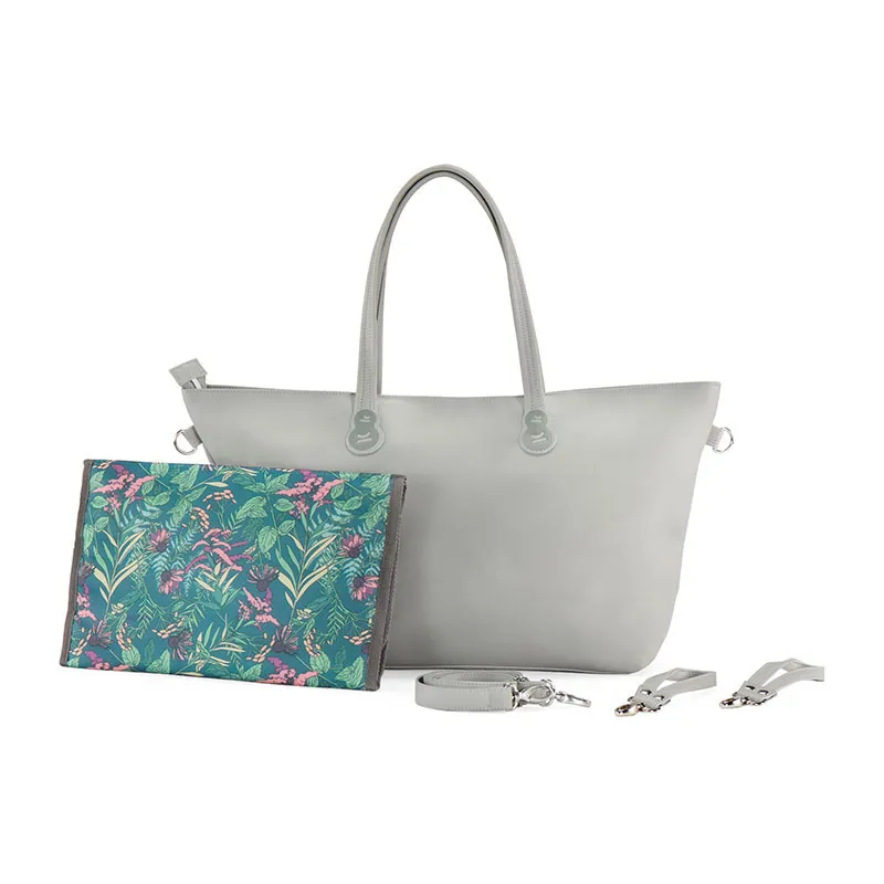 Sac pour poussette Treasurebag - Gris clair-0