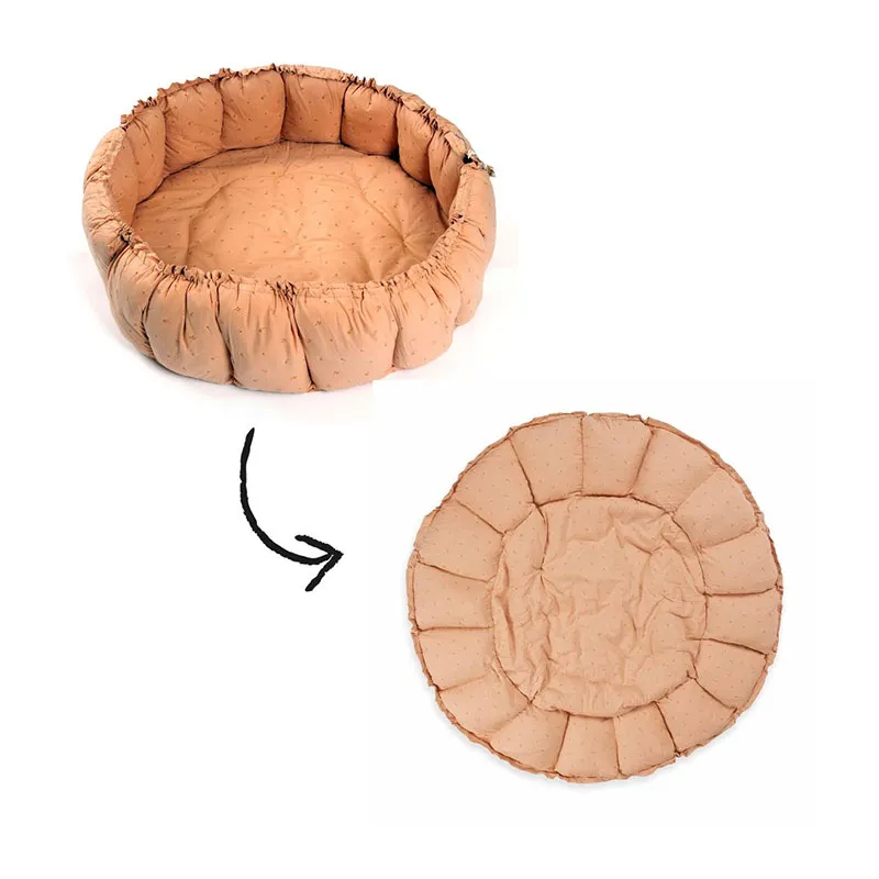 Sac à jouets/Tapis/Parc d'éveil 3en1 Bloom Fleuri - ø130cm-0