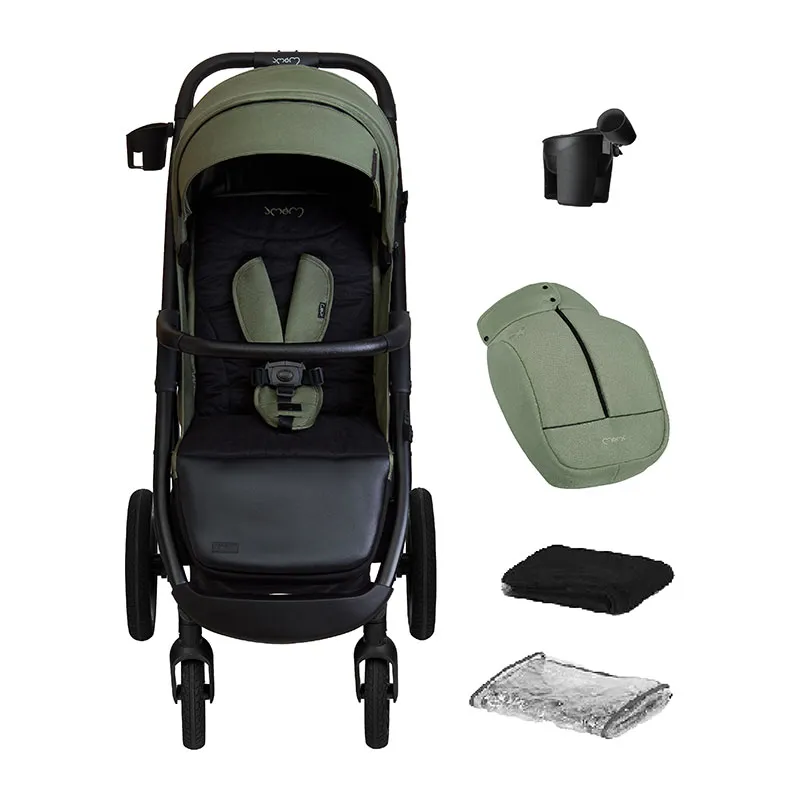 Poussette Compacte Miya Kaki - 6m+-6
