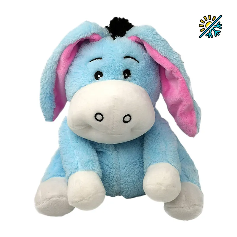 Peluche bouillotte Âne Igor 33cm - 36m+-0
