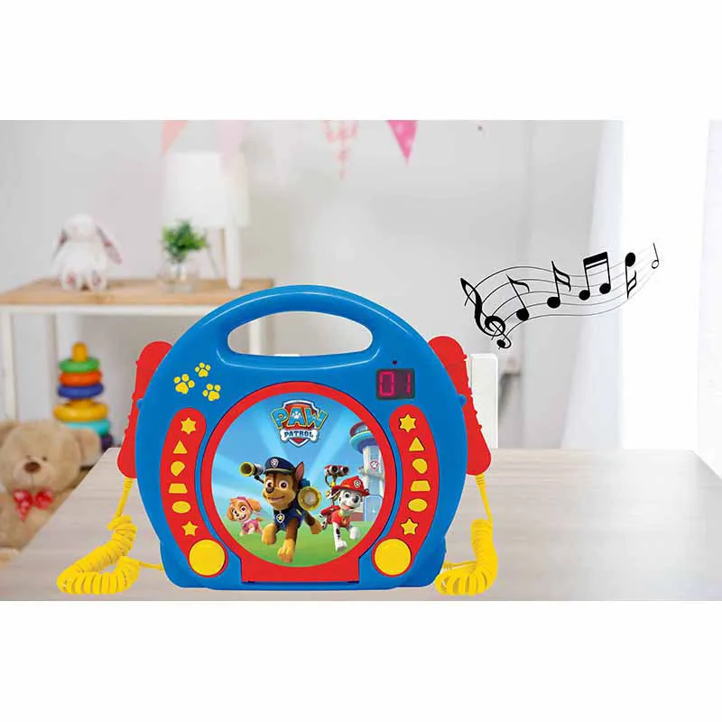 Lecteur CD & 2 Micros Pat'Patrouille - 36m+-1