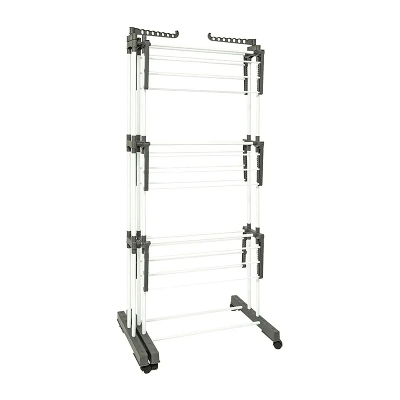 Etendoir à linge tour modulable Sinaï - 140x53x170cm-0