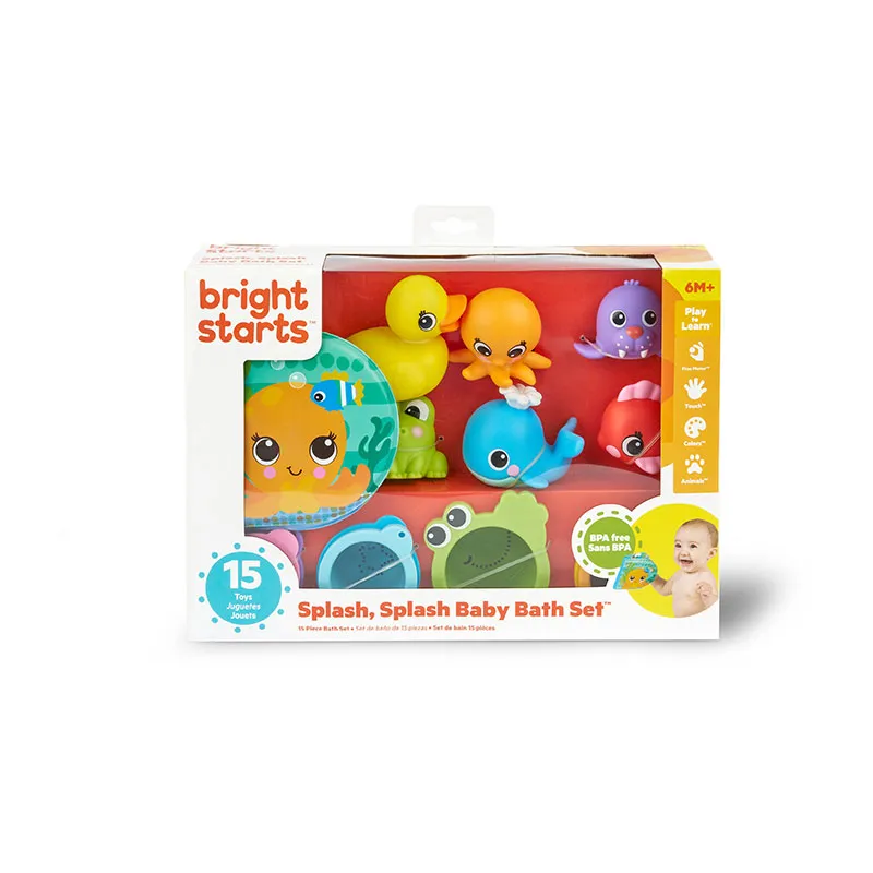 Jouets de bain 15pcs Splash splash Baby - 6m+-18