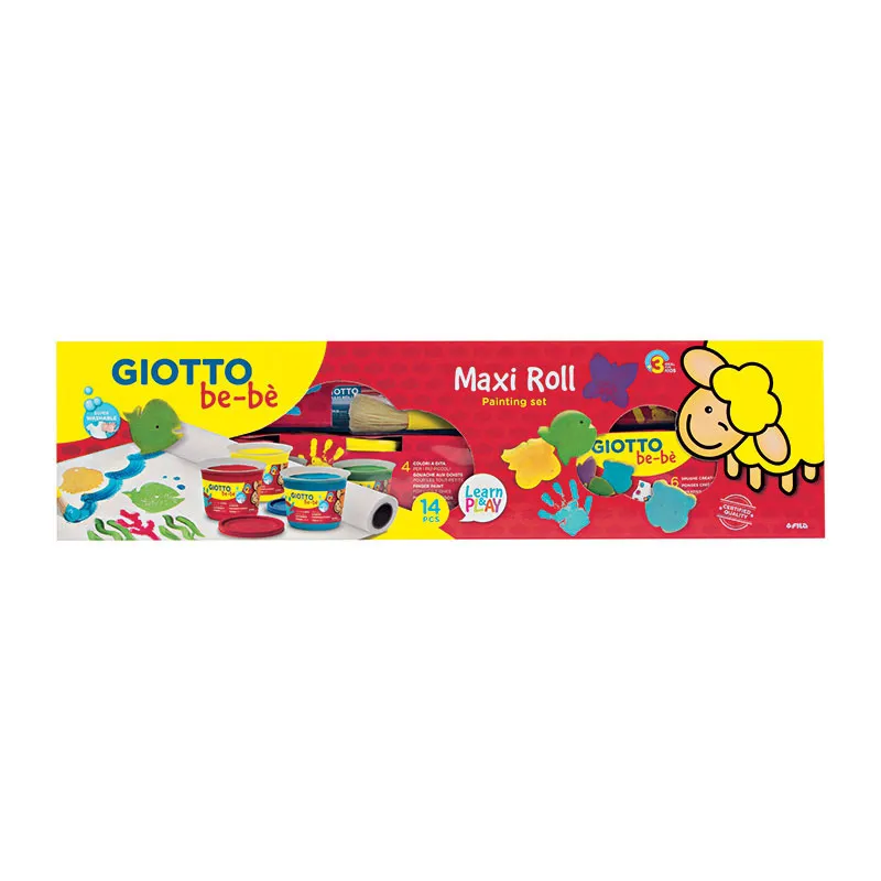 Set Maxi Roll gouache + Rouleau Be-bè - 14pcs-2