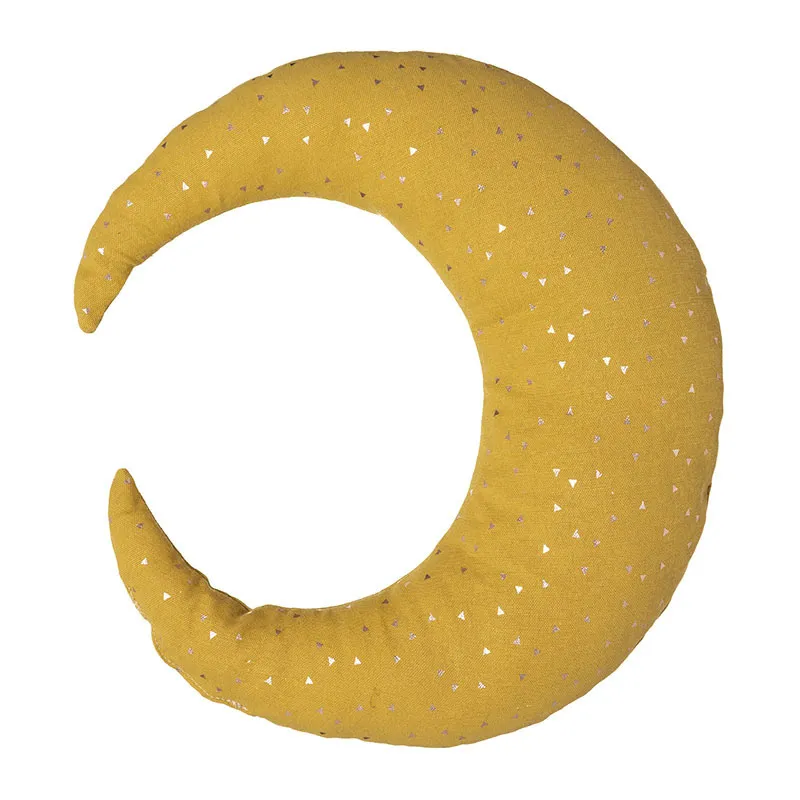 Coussin Lune Ocre - 32x10x28cm-0