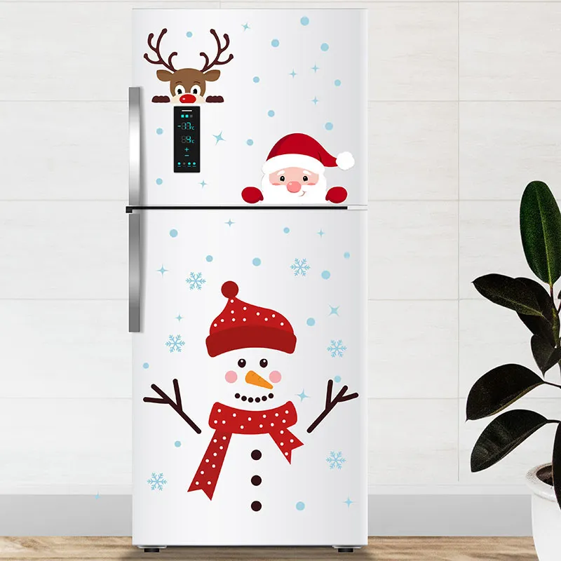 Stickers - Père Noël, Rudolph et Bonhomme de neige-0