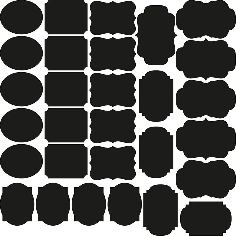 Stickers Ardoise - 25 Étiquettes-0
