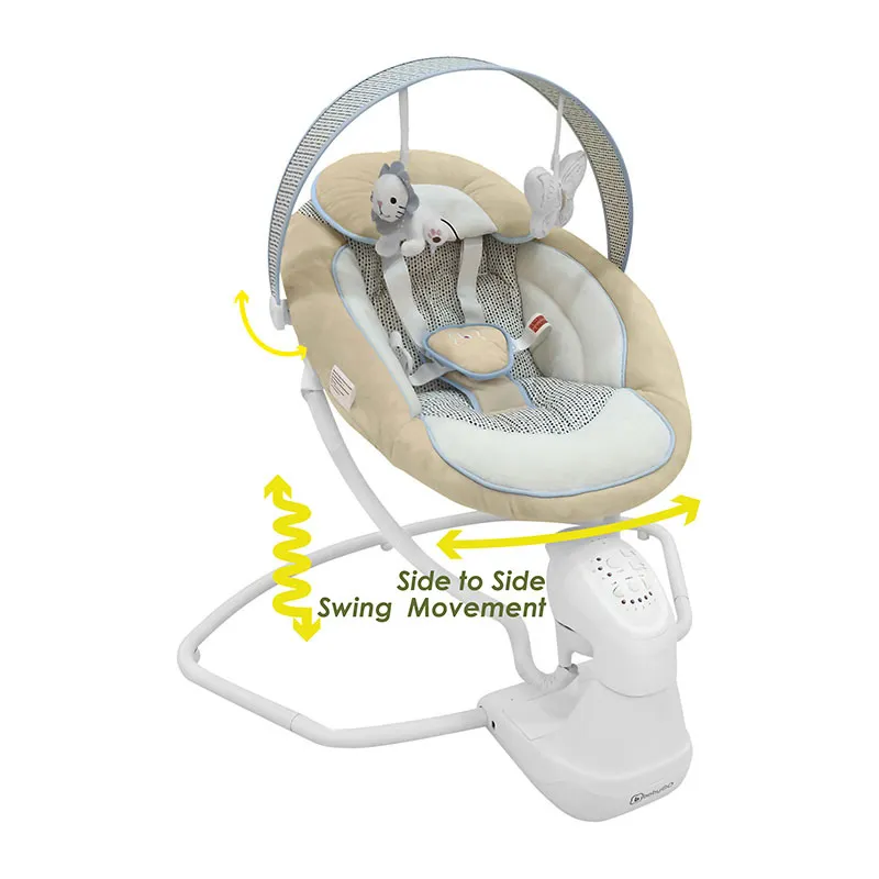Transat balancelle Deluxe Cuddly Beige - 0m+-2