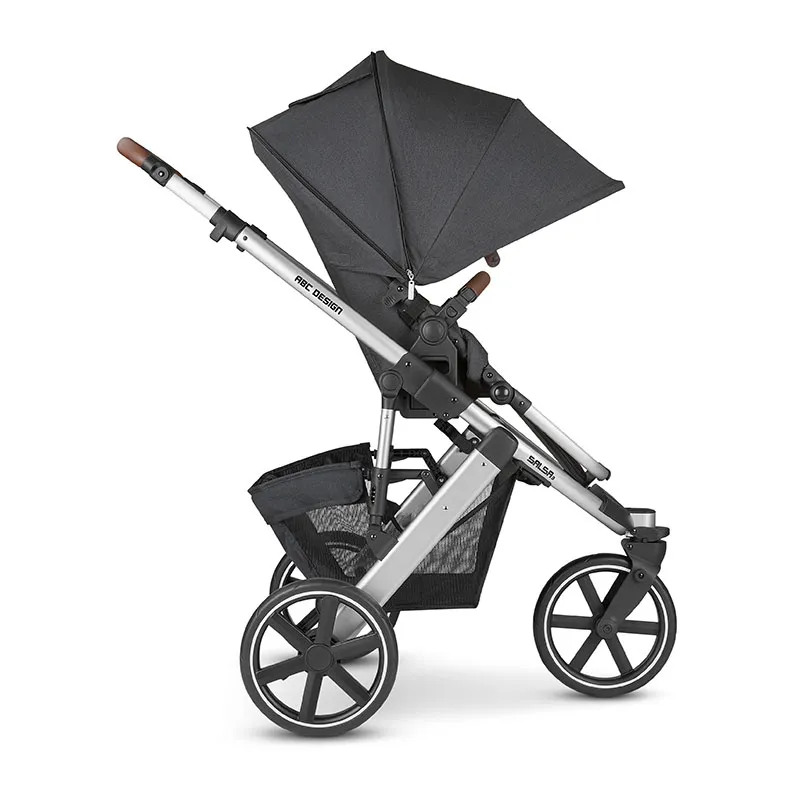 Duo Poussette Salsa 3 Storm + Siège-auto Tulip Noir + Adaptateurs - 0m+-13