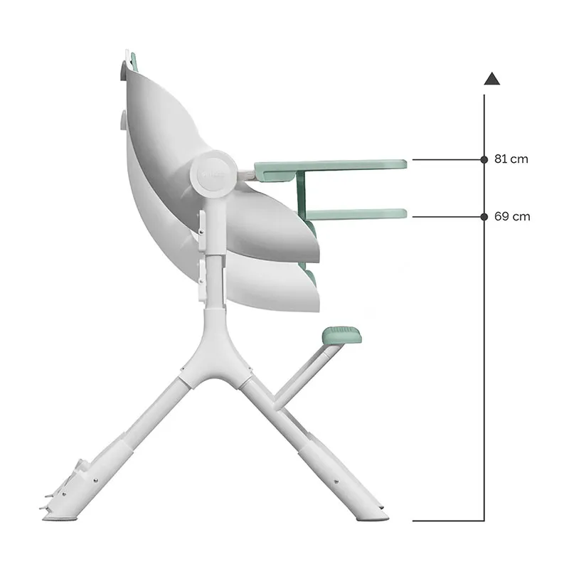 Chaise haute Cocoon Z Vert - 6m+-3