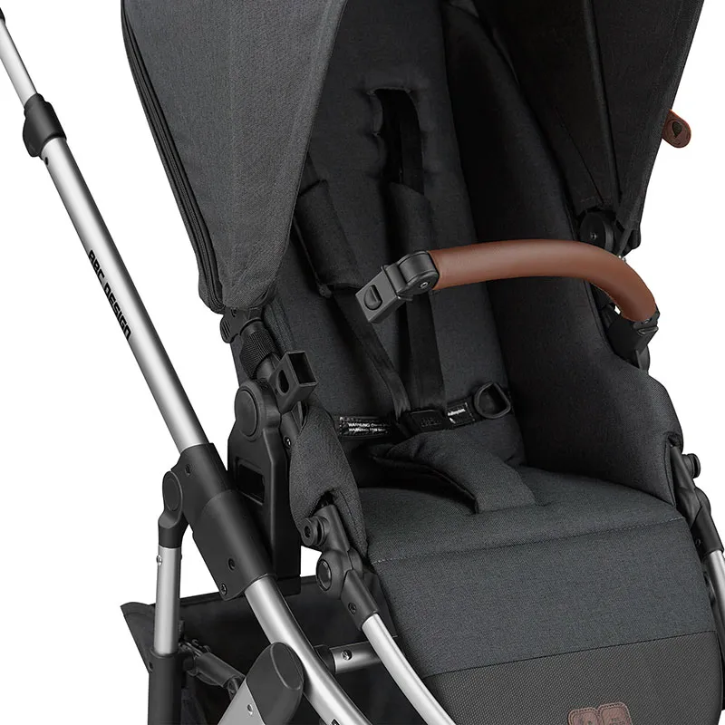 Duo Poussette Salsa 3 Storm + Siège-auto Tulip Noir + Adaptateurs - 0m+-2