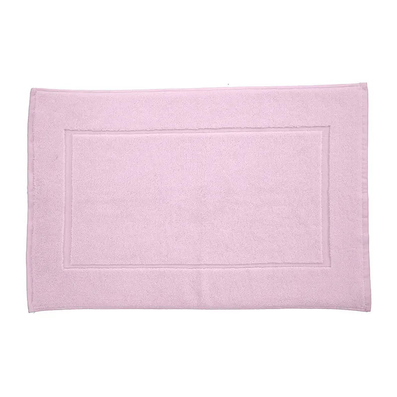 Tapis de bain Coton Rose poudré - 50x80cm-0