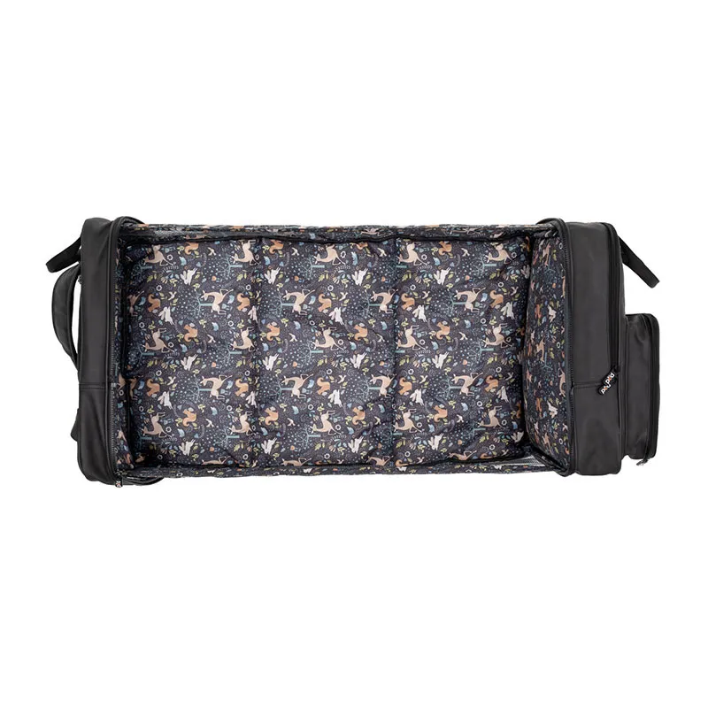 Couffin nomade/Sac à langer Anthracite Noir - 47x34cm-5