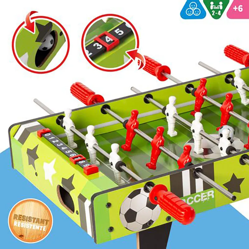 Baby-foot Led en Bois - 6+-1