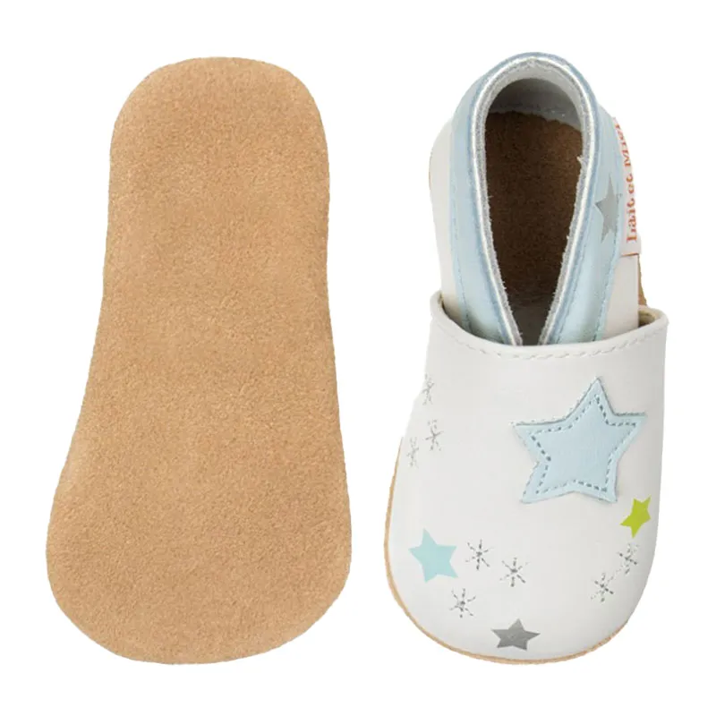 Chaussons cuir Ciel Polaire-3