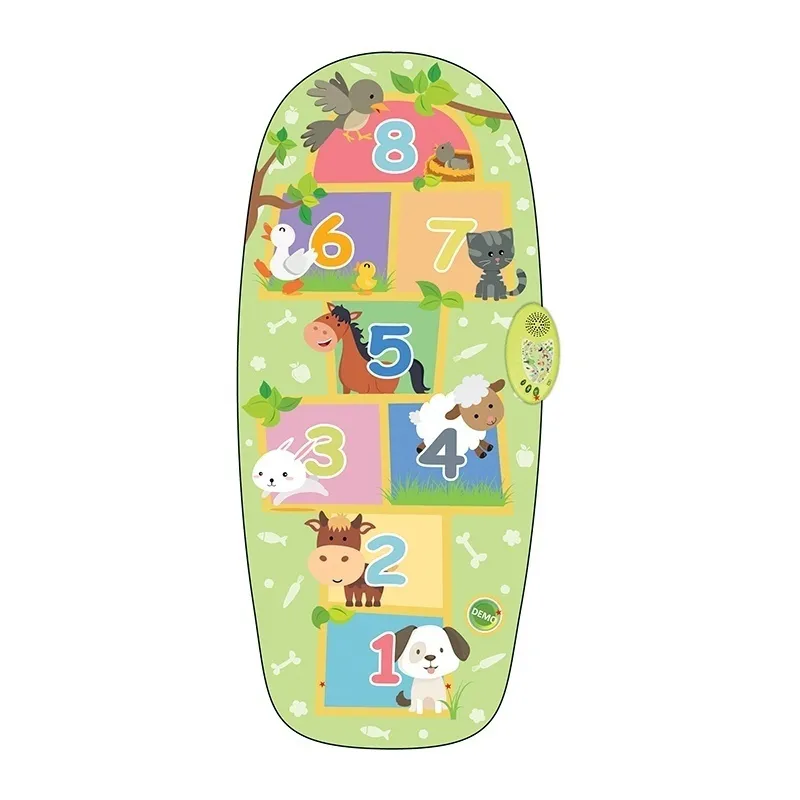 Tapis interactif Marelle des animaux - 12m+-0