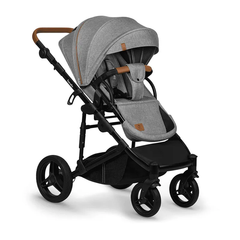 Trio Poussette Mari Tour + Nacelle + Cosy Gr.0+ - Gris Stone-1