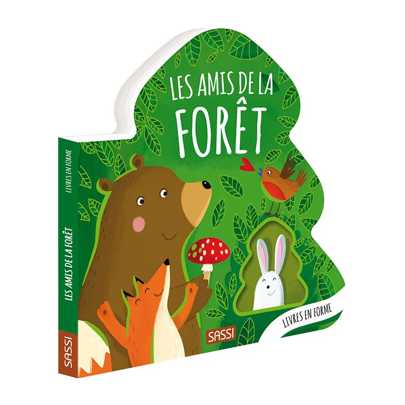 Livre forme Les amis de la forêt - 10m+-0