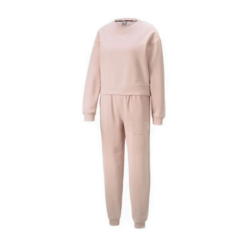 Ensemble Survêtement Loungewear Femme - Rose - PUMA-0