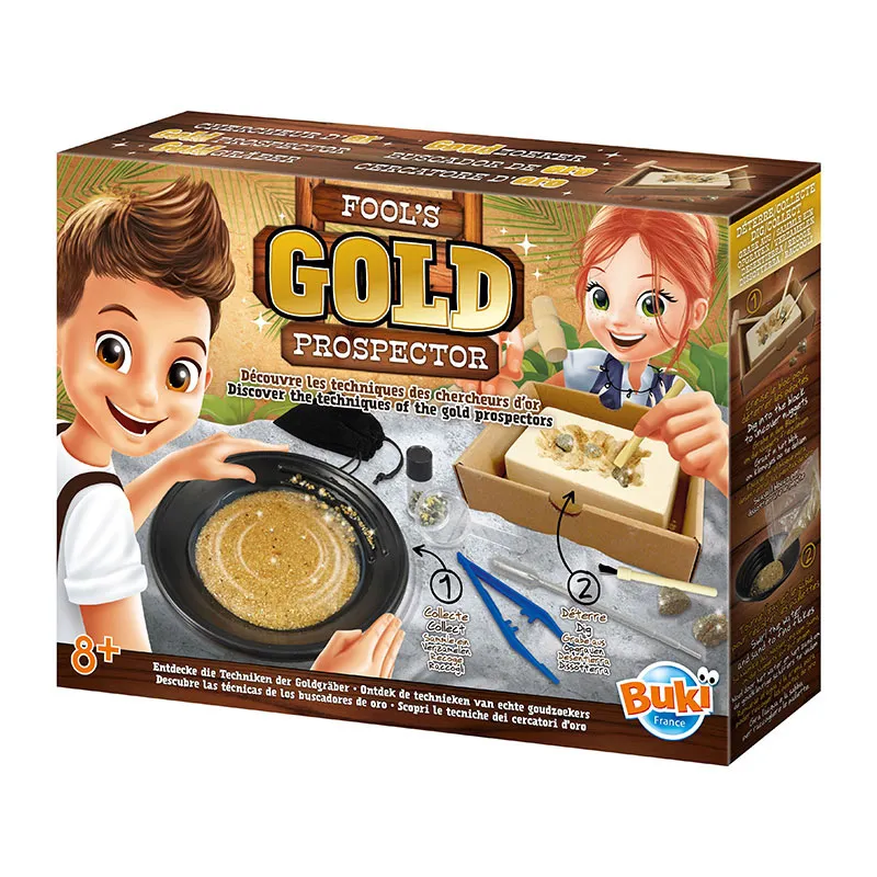 Jeu de sciences Chercheur d'or 12pcs - 8+-0