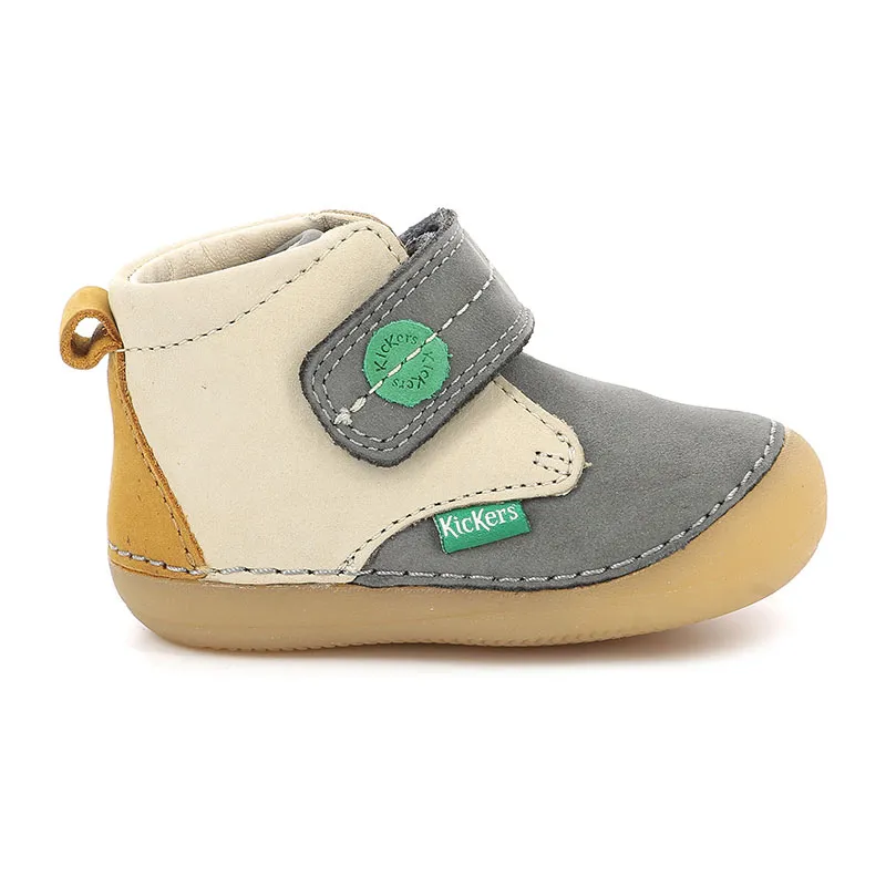 Bottillons Sabilo - Beige/Gris/Jaune-0