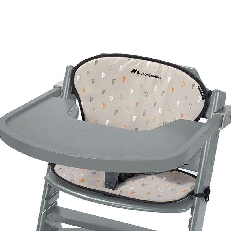 Chaise haute Timba Warm Grey - 6m+-3