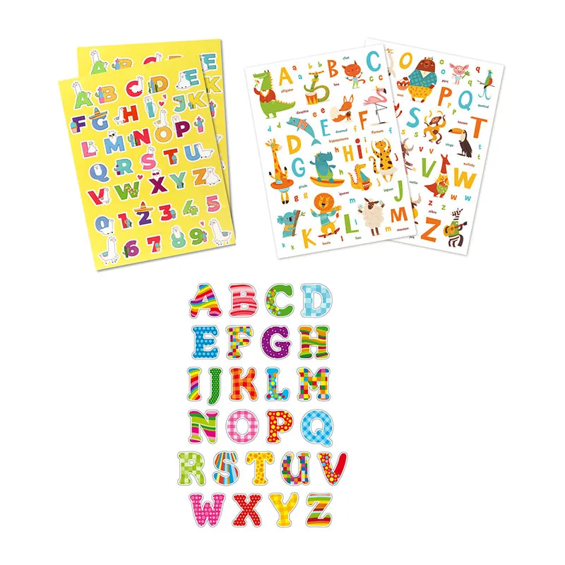 Gommettes Alphabet Animaux - 268pcs-0