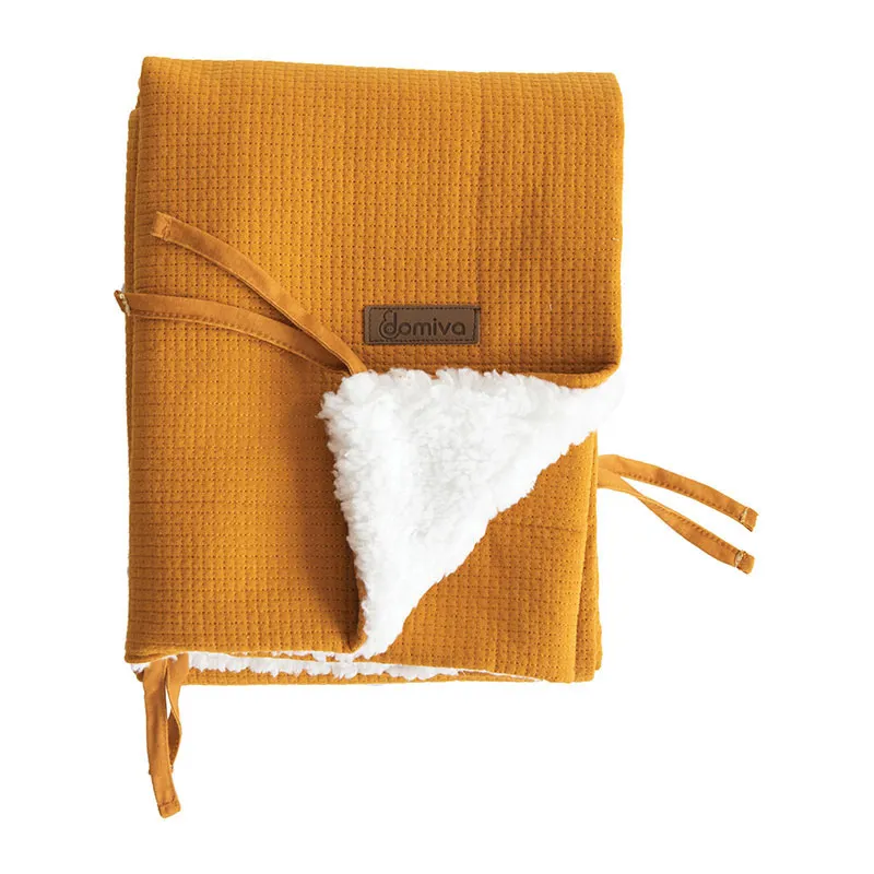 Couverture Fluffy Caramel - 75x100cm-0