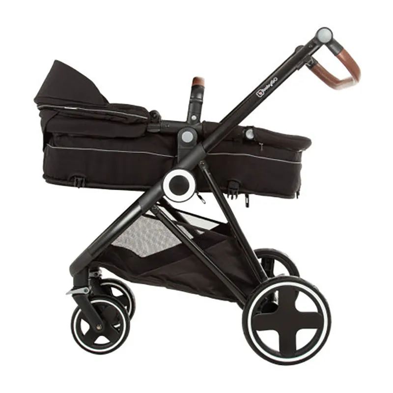 Trio Poussette transformable + Coque Gr.0+ Halime Anthracite/Noir - 0m+-10