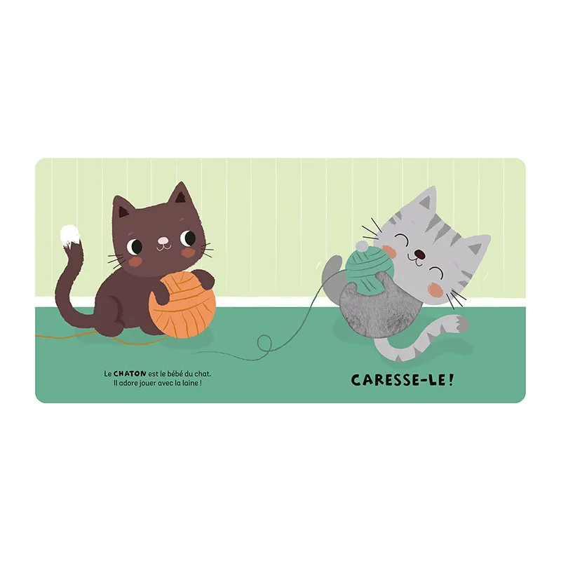 Coffret à toucher 2 livres Les bébés animaux - 0m+-2