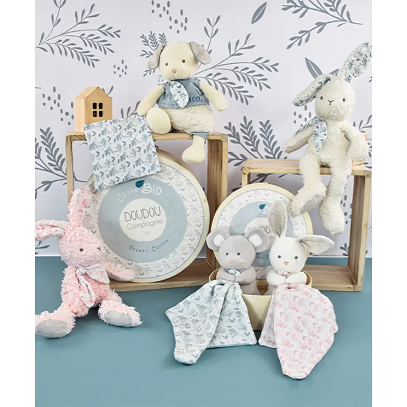 Peluche Botanic Bio Lapin Blanc - 25cm-4