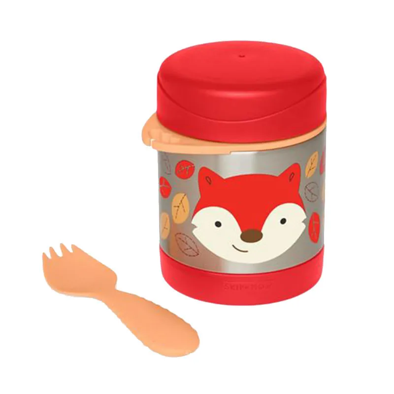Thermos repas Renard 325ml + Fourchette - 36m+-1