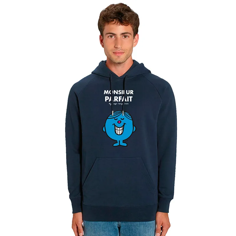 Hoodie Monsieur parfait - Navy-0
