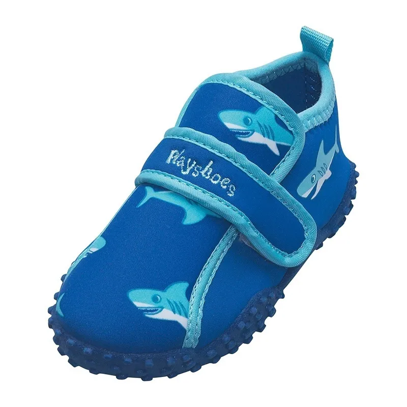 Chaussures bain scratch fermées Anti-UV - Requin Bleu-0