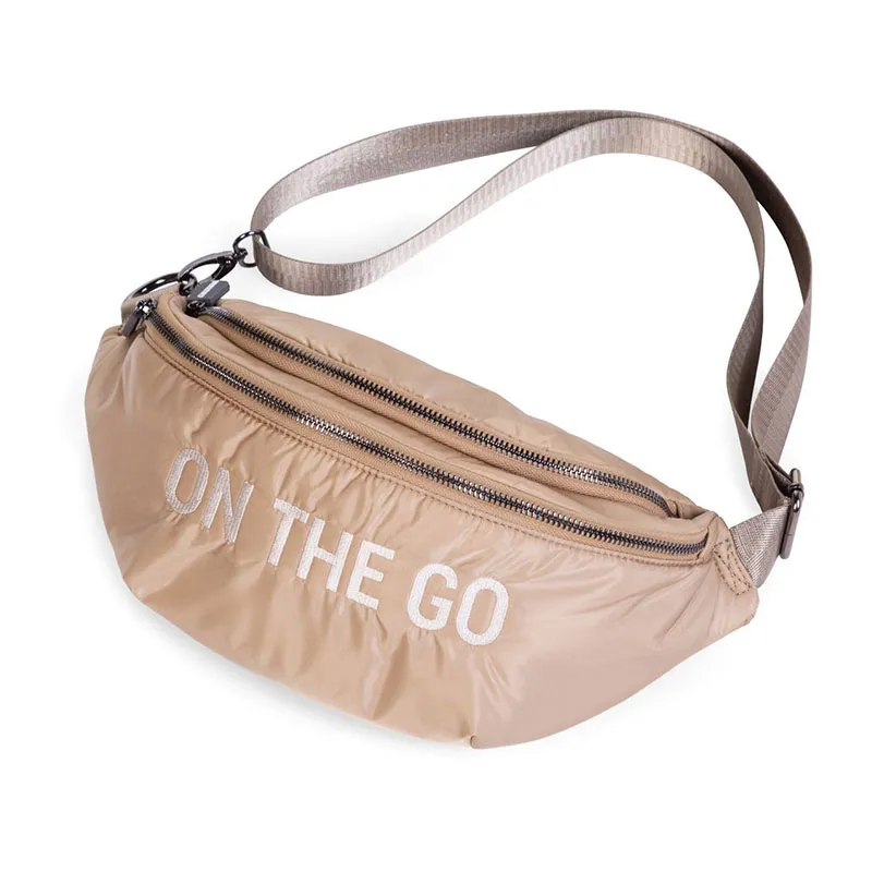 Sac banane On The Go Matelassé Beige - 34x12x16cm-2